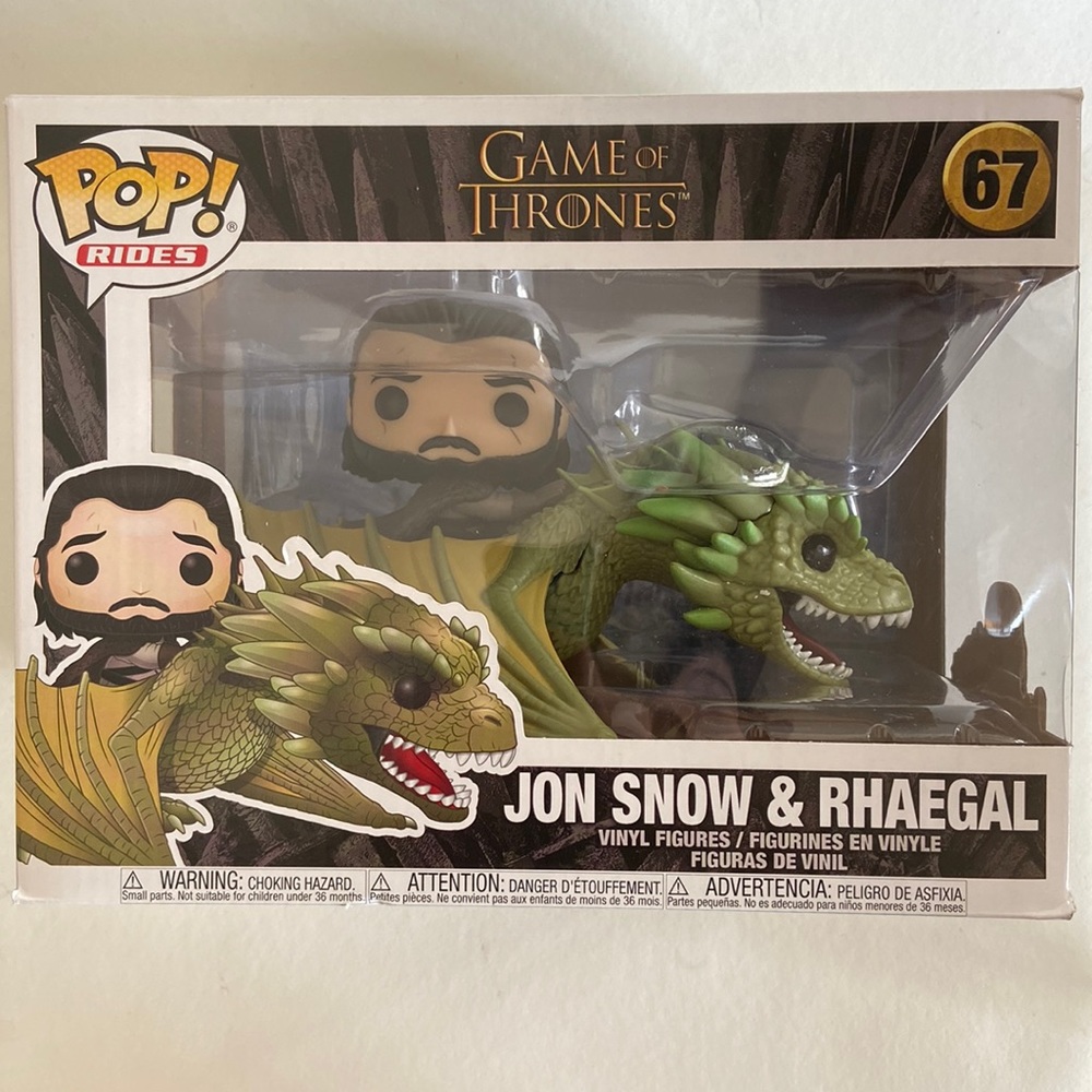 Funko Pop! Rides Jon Snow & Rhaegal Vinyl Figure